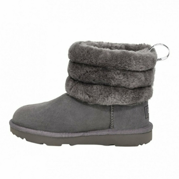 ** CLOSEOUT** FEW LEFT..New UGG Kid's Fluff Mini Quilted Boots - Picture 2 of 5